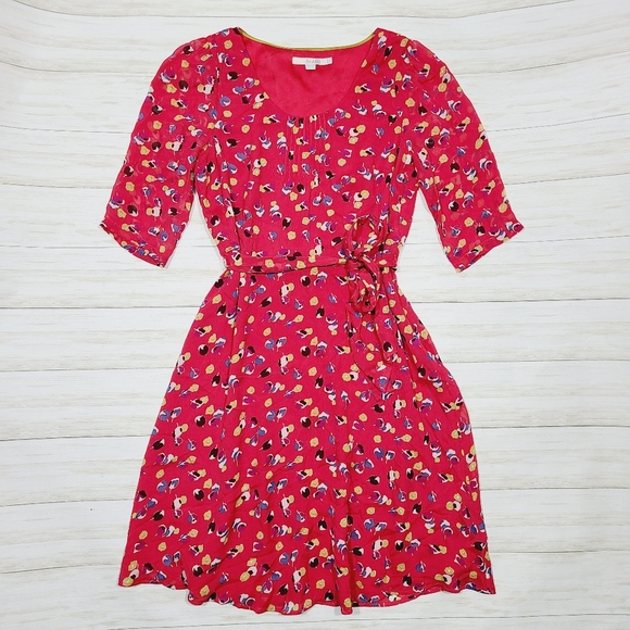 Boden Dresses & Skirts - Boden Red Floral Florence Dress